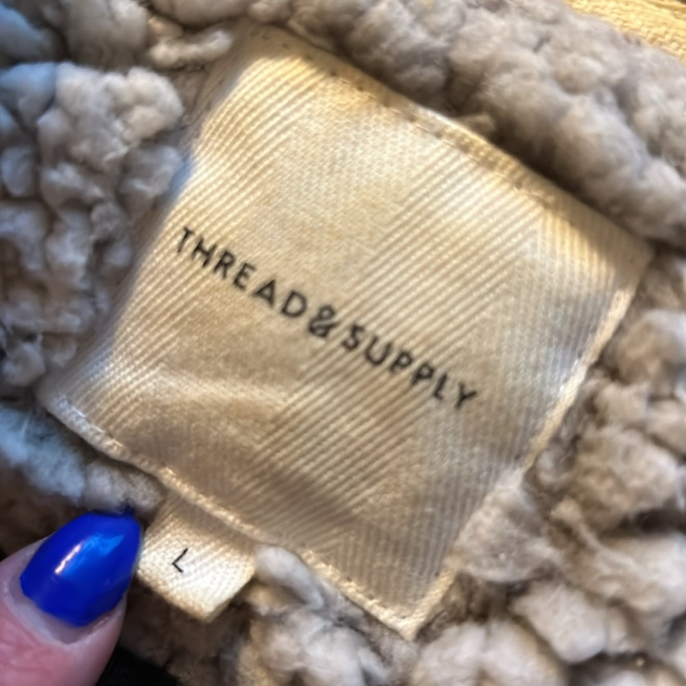 Nordstrom grey thick fleece - Picture 6 of 10